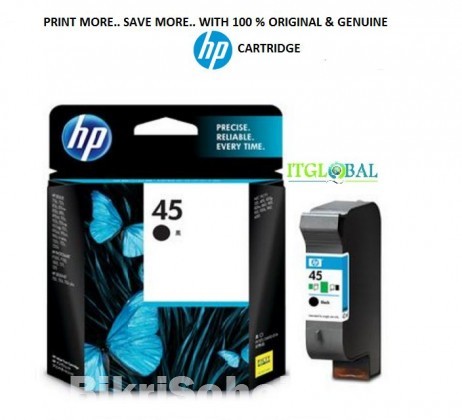 HP 45 Black Replacement Ink Cartridge